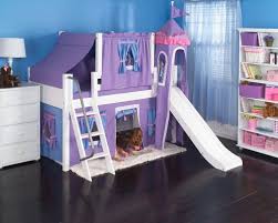 A comfortable bedroom occupies the loft space, leaving plenty of room for functional areas like the while the living room enjoys the full height of the building, the dining room and kitchen occupy a. Girls Rooms Girls Bedroom Furniture Bed With Slide Low Loft Beds
