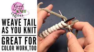Shop hundreds of stunning valdani perle cotton solids & variegates at hattie and della! Weave Tail As You Knit Cc Youtube