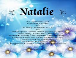 Natalie Names With Meaning Names The Awful Truth