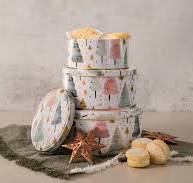 Smart Cookies - Cookie Gift Tins set of 3 - Festive