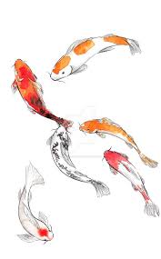 Koi Ceramics 4 By Gisapizzatto On Deviantart In 2020 Koi Fish Drawing Watercolor Fish Fish Sketch
