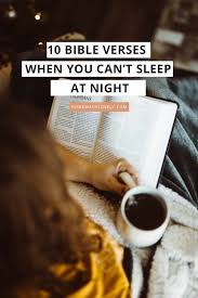10 Bible Verses For When You Can't Sleep At Night