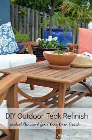 And since most of you will brush your teak bench, the amount of paint on the teak will be substantially more. Restore Outdoor Teak Furniture Tutorial H2obungalow