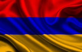 Red as the top color, blue in the middle and orange on the bottom. Armenia Flag Wallpapers Wallpaper Cave