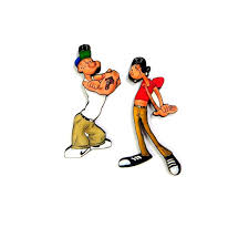 Boucles D Oreille Popeye Et Olive The Sailor Man Epinards Amour En Bandes Dessinees Comic S Character Pluto The Dog Disney Characters