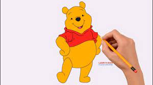 We also have printable.pdf drawing tutorials and you can print em out and take them with you on vacations for kids activities! How To Draw Winnie The Pooh Step By Step Easy Coloring Page Drawing Learn Colors For Kids Youtube