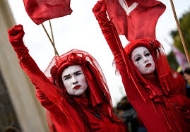 .for years of environmental injustice, establishes legal rights for ecosystems to thrive and regenerate in perpetuity, and repairs the effects of ongoing ecocide to prevent extinction of human and all species Extinction Rebellion Trains Berliners In Civil Disobedience Saudi Gazette