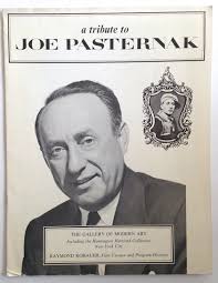 Vintage 1966 Movie Producer Joe Pasternak Gallery of Modern Art Tribute  Program