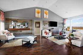 Schumacher Homes The Santa Barbara A Great Room Greatrooms Openfloorplans Hardwoodflooring Cathedralceilings Beamedceiling Home Great Rooms Custom Homes