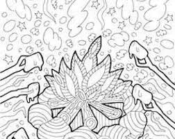 Van, forest and flower design (9781546421696): Printable Coloring Page Zentangle Camping Coloring Book Etsy In 2021 Coloring Pages Printable Coloring Pages Printable Coloring