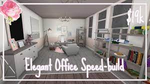 How old do you have to be to make bloxburg on youtube? Bloxburg Elegant Office Speed Build Youtube