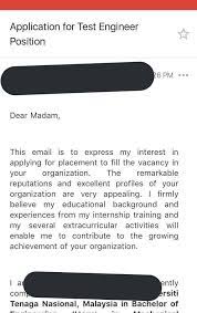 Qaseh.hr@yahoo.com atau wsap cv anda ke : 2 Contoh Kiriman Email Mohon Kerja Yang Dipuji Oleh Recruiter