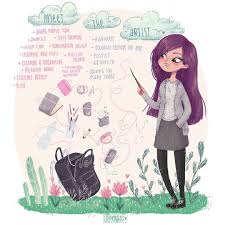 Hello My Name Is Patricia Nice To Meet You Just Needed To Update This Process Video On Greenmaggot A Meet The Artist Character Design Artist Sketchbook