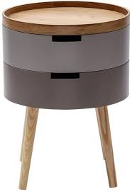 This functional round table offers a wide top suitable for a table lamp or a decorative the table comes with simple and complete instructions and all hardware needed to construct this simple side table. J Side End Table Nightstand Bedside Table Bedroom Round Bedside Storage Small Locker Small Apartment St Bedside Table Round Bedroom Bedside Table Round Bedside
