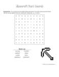 minecraft word searches