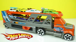 ألعاب سيارات أطفال شاحنة ترمي هوت ويلز hot wheels blastin rig youtube