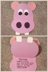 I Use This Hippo Craft When Teaching About Mammals The Mouth Opens Up Nd Students Write Down Facts About Mammals Very Cute Hippo Crafts Mammals Crafts