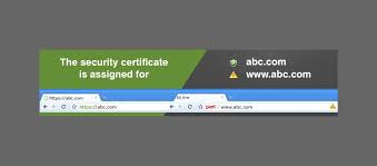 Domain Name Mismatch Error Ssl Certificate Names Domain