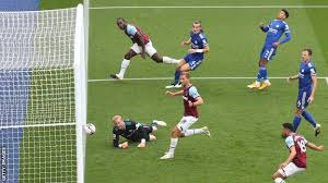 Fabiański masuaku fredericks balbuena diop sánchez lanzini felipe anderson rice pablo fornals haller. Leicester 0 3 West Ham Hammers End Foxes 100 Winning Start Bbc Sport