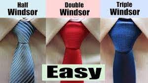 With tie up you can tie your konts.esaly and alone without asking other pepeol. How To Tie A Windsor Knot Half Windsor Double Windsor And Triple Windsor Youtube