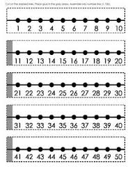 Printable Number Line 1 100 Printable Number Line Printable Numbers Number Line