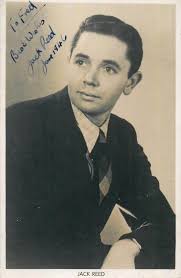 Autographed cinema star Jack Reed actor printed signature