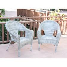 To make shopping easier for you we have given white resin wicker it`s own section. Jeco Clark Resin Wicker Patio Chair In Gray Set Of 2 W00402g 2