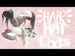 Aesthetic Hats Hair And Bag Accessory Code For Bloxburg And More Part 3 Iirees Youtube Coding Roblox Pictures Custom Decals
