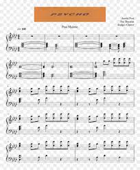 Published by hal leonard digital sheet music hx189547. Post Malone And Ty Dolla Ign Psycho Post Malone Piano Sheet Music Hd Png Download 850x1100 412180 Pngfind