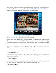 Banyak diskon dan cukup sering ngadain diskonan. Pdf Daftar 14 Situs Download Ebook Gratis Terlengkap