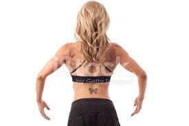 Muscle muscles musclegrowth flexing musclegirl flex femalemuscle muscular musclewoman growth. Fit Woman Flexing Back Muscles Stock Photos Freeimages Com