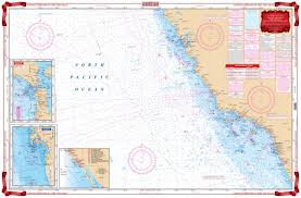 Waterproof Charts Point Eugenia To Mazatlan Mexico Nautical Marine Charts