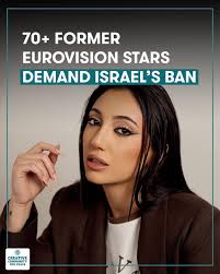 Over 70 former Eurovision contestants have signed an open letter calling  for Israel's exclusion from the 2025 Eurovision Song Contest. The letter,  posted