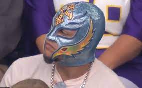 Fox Nfl Announcer Says Rey Mysterio Is Like Nacho Libre During Vikings Game Vikings Game Nacho Libre Nfl