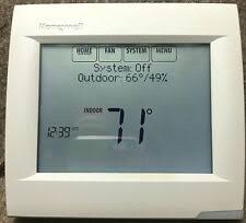 Pressing override sets the temperature to . Honeywell Visionpro 8000 With Redlink Programmable Thermostat Th8110r1008 For Sale Online Ebay
