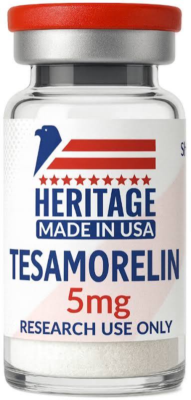 Buy Tesamorelin 5mg | 99% Pure | GHRH Analog | Heritage Labs