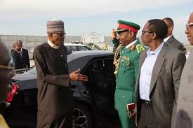 Image result for buhari has arrived new york on sunday september 17