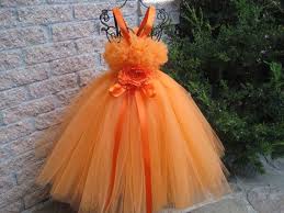 Flower Girl Dress Mary S Wedding Tutu Dress Only Orange Bit Of Fluff Bodice Toddlers 1 3 Birthday Tutu Dress Flower Girl Dresses Tutu Flower Girl Gown