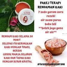 Ingatkan nina sorang je suka. Ready Stock Scrub Crystal Aura Rezeki Skrub Kristal Hilangkan Daki Haluskan Kulit Muka Dan Badan Shopee Malaysia