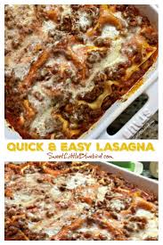 Quick And Easy Lasagna Quick Lasagna Recipe Easy Lasagna Recipe Barilla Lasagna Recipe