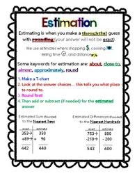 Estimation Lessons Tes Teach