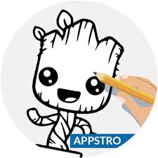 How To Draw Groot On Google Play Reviews Stats