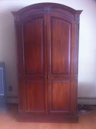 Rare Pennsylvania House Solid Cherry Entertainmentcenter Solid Cherry Except For Back H 81 5 X W 45 75 X D 21 Antique Brass Hardware Tv Size Furniture