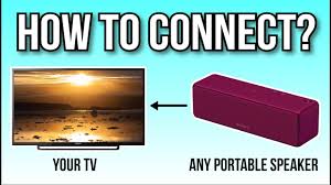May 20, 2017 · make sure the bluetooth speaker is off. How To Connect Your Portable Speaker To Your Tv The Easy Way Youtube