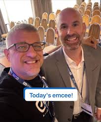 With ECRM's Clayton Kilkenny — who is emceeing the insights-packed  educational programming this week in Frankfurt. Looking forward to  reporting