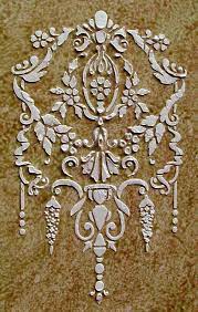 stencil wall stencilraised plaster breckenridge stencil wall etsy 2021 ステンシル 壁 クラフトのアイデア ステンシル