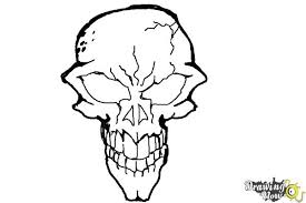 Here is the original drawing i did for my evil jack n box wish my from drawing scary skulls Creepy Skull Sketch At Paintingvalley Com Explore Collection Of Creepy Skull Sketch
