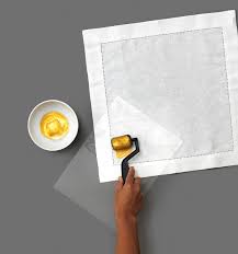 A Little Diy Goes A Long Way To Make Custom Decorative Napkins Using White Gullmaj Cloth Napkins From Ikea The Thi Fabric Napkin Custom Napkins Linen Napkins