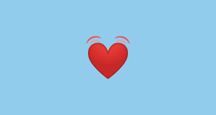 A Heart With Vibration Movement Lines Above It Indicating It Is A Beating Heart Displayed In Pink Or Red On Most Platforms Th Heart Emoji Bare Bears Emoji