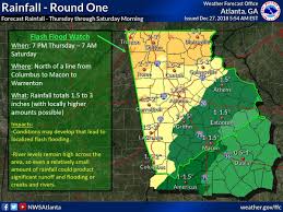Maybe you would like to learn more about one of these? Flash Flood Watch Wind Advisories In Metro Atl As 2018 Ends Atlanta Ga Patch